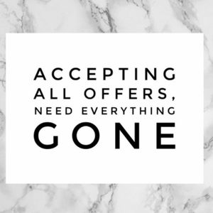 Make an offer on anything! 😊